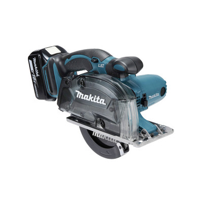 Makita akumuliatorinis diskinis metalo pjūklas DCS552ZJ (18 V)
