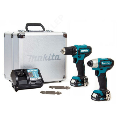 Makita akumuliatorinių įrankių komplektas CXT CLX224X (12 V, 2 × 1,5 Ah)