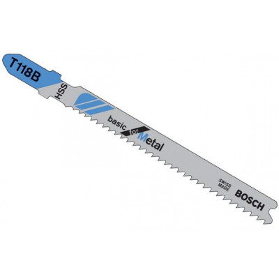 Bosch siaurapjūklio pjūklelis metalui T 118 B 2608631014 (5×)