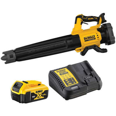 DeWalt akumuliatorinis lapų pūstuvas DCMBL562P1 (18 V, 1 × 5 Ah)