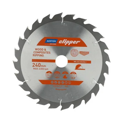 Norton diskinio pjūklo diskas WR.240.30.Z24.1 (240 × 30 mm, 24)