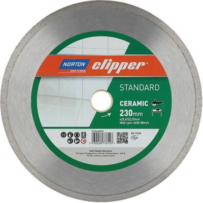 Norton deimantinis pjovimo diskas STANDARD Ceramic (230 mm)