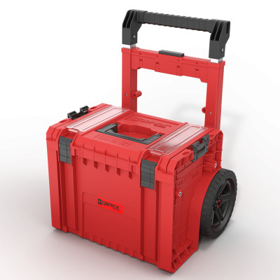 QBRICK modulinė įrankių dėžė su ratukais SYSTEM PRO CART 2.0 PROFI PLUS RED Ultra HD