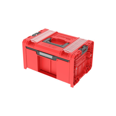 QBRICK modulinė įrankių stalčių sistema SYSTEM PRO 2.0 DRAWER 1 TOOLBOX PROFI BASIC RED Ultra HD Custom (1 stalčius)