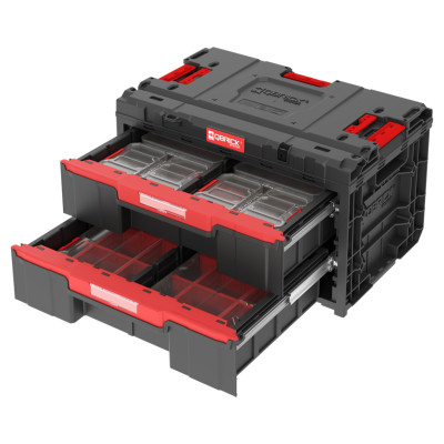 QBRICK modulinė įrankių stalčių sistema SYSTEM ONE 2.0 DRAWER 2 PROMO (2 stalčiai)