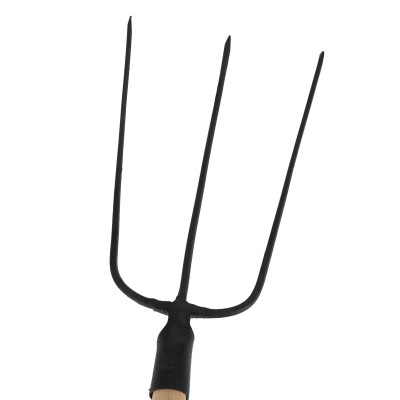 Schmith trijų dantų sodo šakės su mediniu kotu SG-WP3 (120 cm)