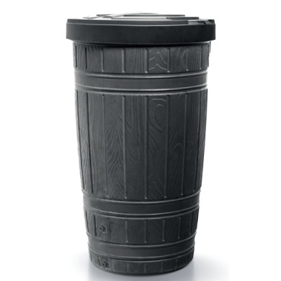 Prosperplast lietaus vandens talpa WATERFORM WOODCAN (265 l, juoda)