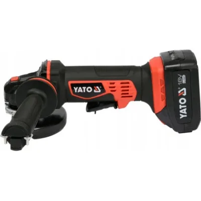 Yato akumuliatorinis kampinis šlifuoklis YT-82828 (18 V, 2 × 3,0 Ah)