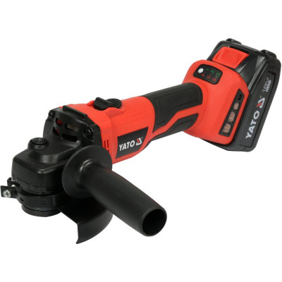 Yato akumuliatorinis kampinis šlifuoklis YT-828294 (18 V, 1 × 4,0 Ah)