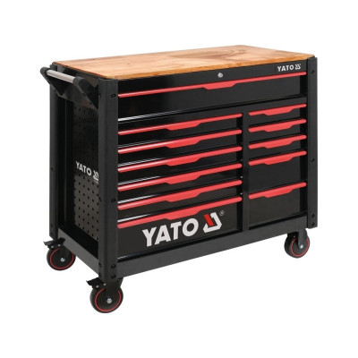 Yato įrankių vežimėlis YT-09005 (12 stalčių)