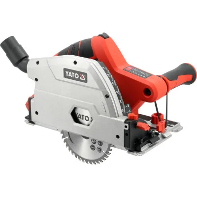 Yato akumuliatorinis įgilinamasis diskinis pjūklas YT-821702 (18 V, 140 mm) — akumuliatorius ir įkroviklis neįtraukti
