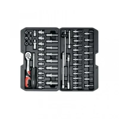 Yato rankinių įrankių rinkinys YT-14501 (1/4″, 56 vnt.)
