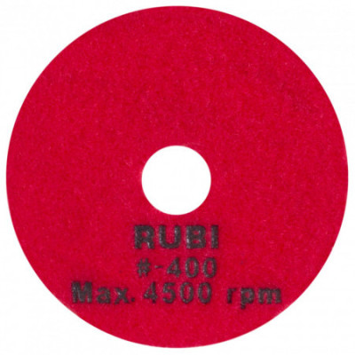 RUBI deimantinis sauso poliravimo padas 62973 (100 mm, P400)