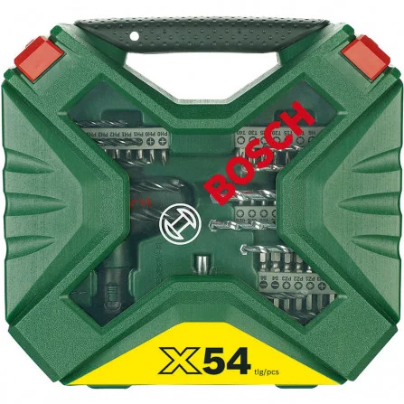 Bosch sukimo antgalių ir grąžtų rinkinys X-Line Classic, 54 vnt.