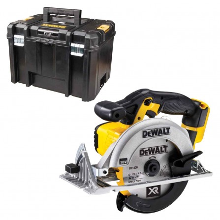 Dewalt akumuliatorinis diskinis pjūklas DCS391NT, 18 V, 165 mm + lagaminas