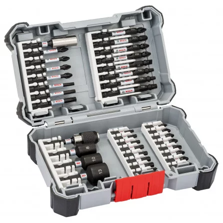 Bosch sukimo antgalių, galvučių rinkinys Impact Control, 36 vnt.