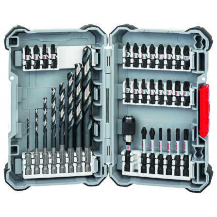 Bosch sukimo antgalių ir grąžtų rinkinys Impact Control HSS, 35 vnt.