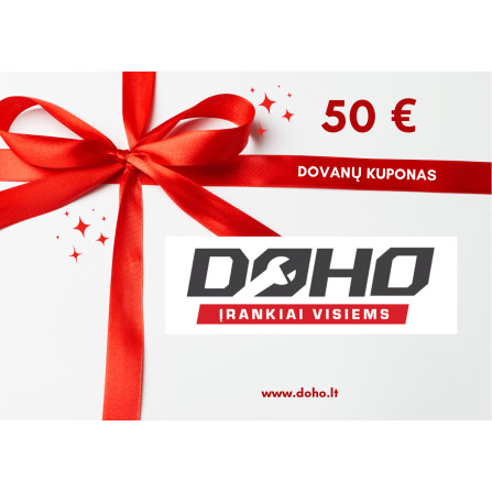 DOHO dovanų kuponas 50 EUR