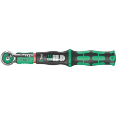 Dinamometrinis raktas Wera A 1 05075800001 (priekinis / atbulinis reketas 2–12 Nm)