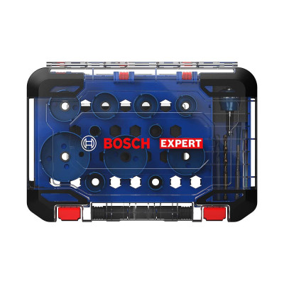 Bosch 2608900489 skylių pjovimo galvučių rinkinys minkštam medžiui, 20-76 mm, 15 vnt.