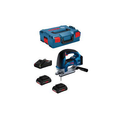 Akumuliatorinis siaurapjūklis Bosch GST 18V-155 BC (+2x baterijos 4,0 Ah ProCORE + įkroviklis GAL18V-40 + dėžė L-Boxx )