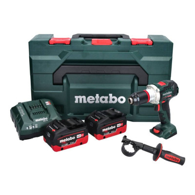 Akumuliatorinis gręžtuvas/suktuvas Metabo BS 18 LTX BL I (+ 2xakumuliatorius + įkroviklis ASC 145 + dėklas metaBOX 145 L)