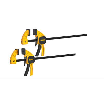 Dewalt varžtinis spaustuvas su 45kg suspaudimo jėga, DWHT0-83158 300mm, 2vnt.