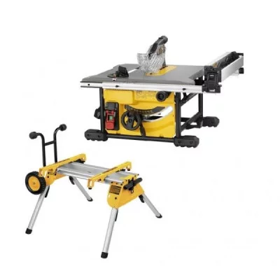 Dewalt išilginio pjovimo staklės DWE7485 + darbastalis DE7400