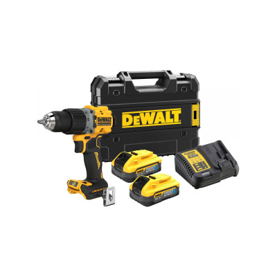 Dewalt akumuliatorinio smūginio gręžtuvo/suktuvo rinkinys, DCD805H2T-QW, 18V (+2X Baterijos + įkroviklis)
