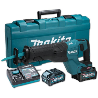 Tiesinis pjūklas Makita JR001GM201 40 V 2x4,0 Ah akum.