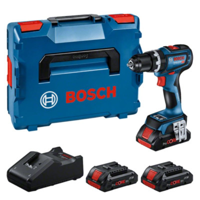 Bosch akumuliatorinio smūginio suktuvo rinkinys GSB 18V-90 C + 3 x 4.0 Ah ProCORE, 0615A5002W