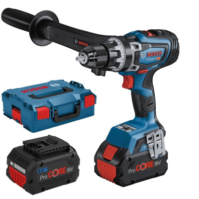 Bosch akumuliatorinio suktuvo rinkinys GSR 18V-150 C BITURBO + 2 x 8.0 Ah ProCORE