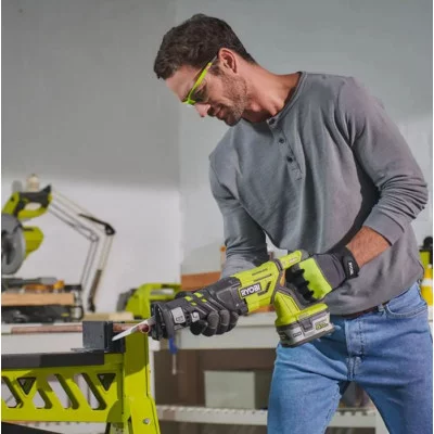 Ryobi akumuliatorinis tiesinis pjūklas R18RS7-0, 18V ONE+ (be akumuliatoriaus ir įkroviklio)