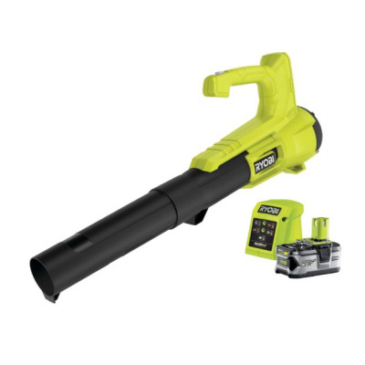 Ryobi  akumuliatorinis lapų pūstuvas 18 V ONE+ RY18BLA-140 (su 4,0 Ah akumuliatoriumi ir įkrovikliu)