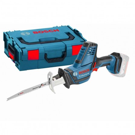 Akumuliatorinis tiesinis pjūklas Bosch GSA 18 V-LI C + lagaminas (be akumuliatoriaus ir įkroviklio)