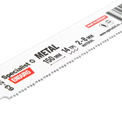 Bi-Metal Reciprocating Saw Blade for metal „Specialist+" 150 mm 14TPI