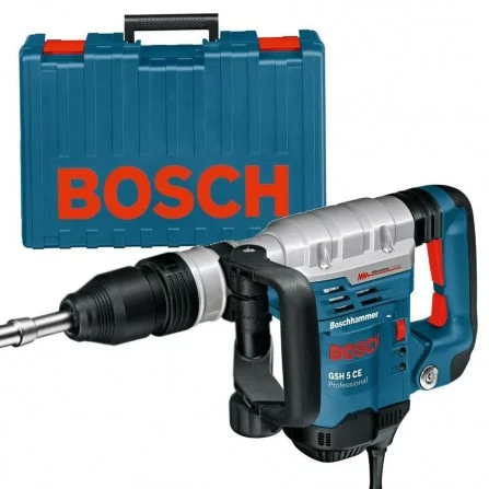 Elektrinis atskėlimo plaktukas Bosch GSH 5 CE, SDS max, 8,3 J, 1150 W + lagaminas