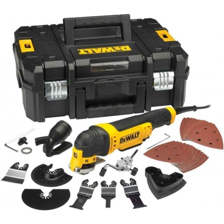 Dewalt elektrinis daugiafunkcinis įrankis DWE315KT, 300 W, priedai + lagaminas