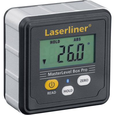 Laserliner elektroninis gulsčiukas masterLevel Box Pro 081.262A, 28m, 360 ° (su baterijomis ir dėklu)