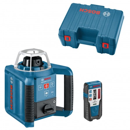 Rotacinis lazeris Bosch GRL 300 HV, lagaminas + priedai