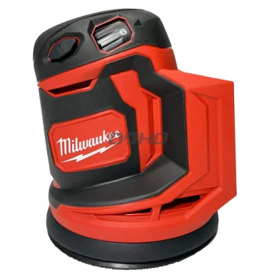 Akumuliatorinis ekscentrinis šlifuoklis Milwaukee M18 BOS125-0, 18 V, 125 mm + priedai