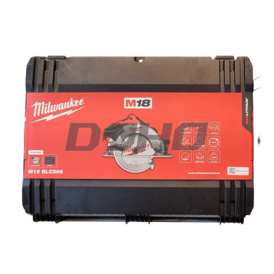 Akumuliatorinis diskinis pjūklas Milwaukee M18 BLCS66-0X, 18 V, 190 mm + lagaminas