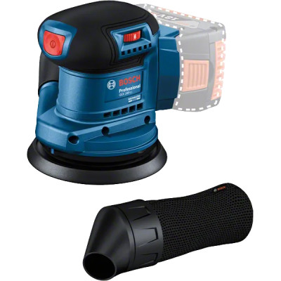 Akumuliatorinis ekscentrinis šlifuoklis Bosch GEX 185-LI Professional (06013A5020)