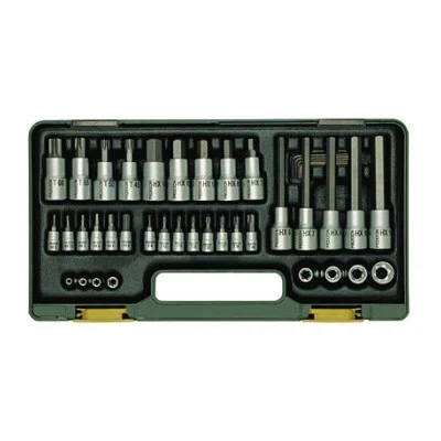 Sukimo galvučių komplektas Proxxon 1/4'' TX ir HX (42 vnt.)