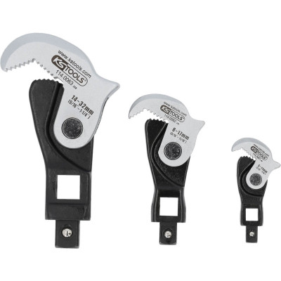 KS Tools 1/4" + 3/8" + 1/2" daugiafunkcinis veržliarakčių rinkinys, 3 dalių (114.0060)