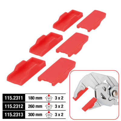 KS Tools minkšti replių raktų žiotys, 3 poros, 180 mm (115.2311)