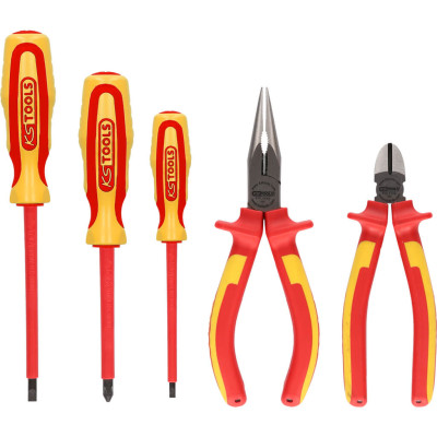 KS Tools ERGOTORQUE VDE replių ir atsuktuvų rinkinys, 5 dalių, 1 variantas (117.1170)