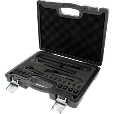 KS Tools dviejų skylių veržlių suktuvų rinkinys, 20 dalių (150.3205)