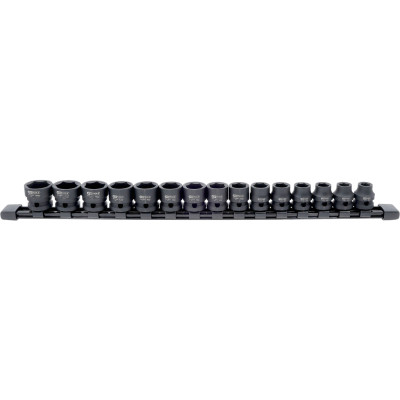 KS Tools 1/2" šešiakampių smūginių galvučių rinkinys, ypač trumpas, 15 dalių (515.0055)
