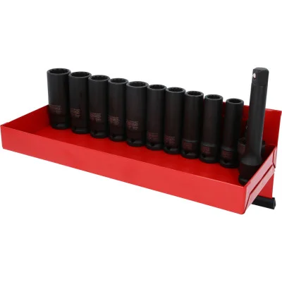 KS Tools 1/2 colio 12 taškų smūginių galvučių rinkinys, ilgas, 13 dalių (515.1140)
